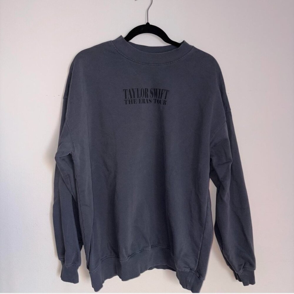 Taylor Swift Eras tour navy crewneck